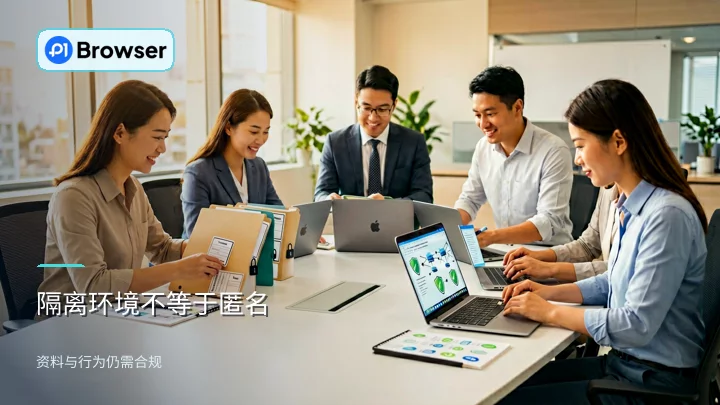 运营团队为不同业务账号整理独立的工作环境和资料