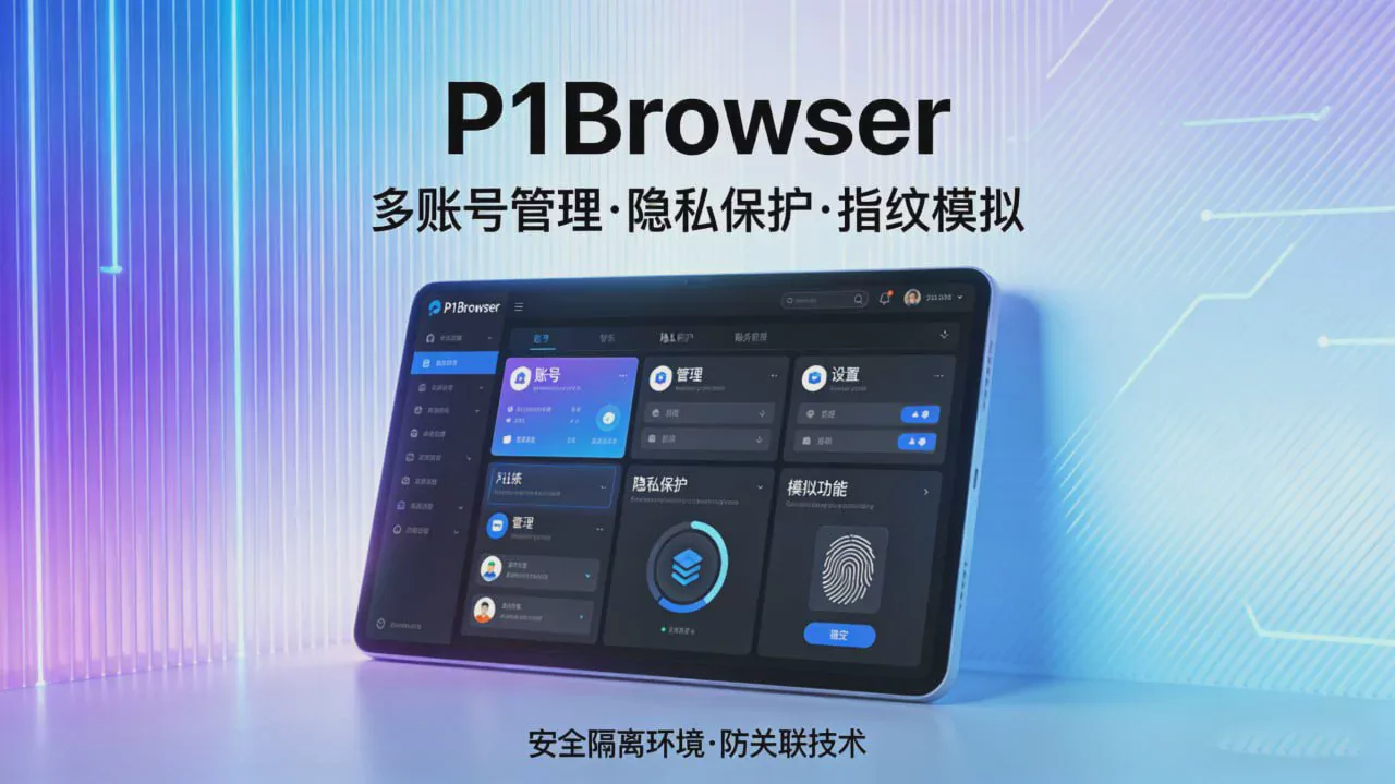 批量运营提效_3_倍：P1Browser_以环境隔离_+_审计追溯，实现合规规模化增长 图1