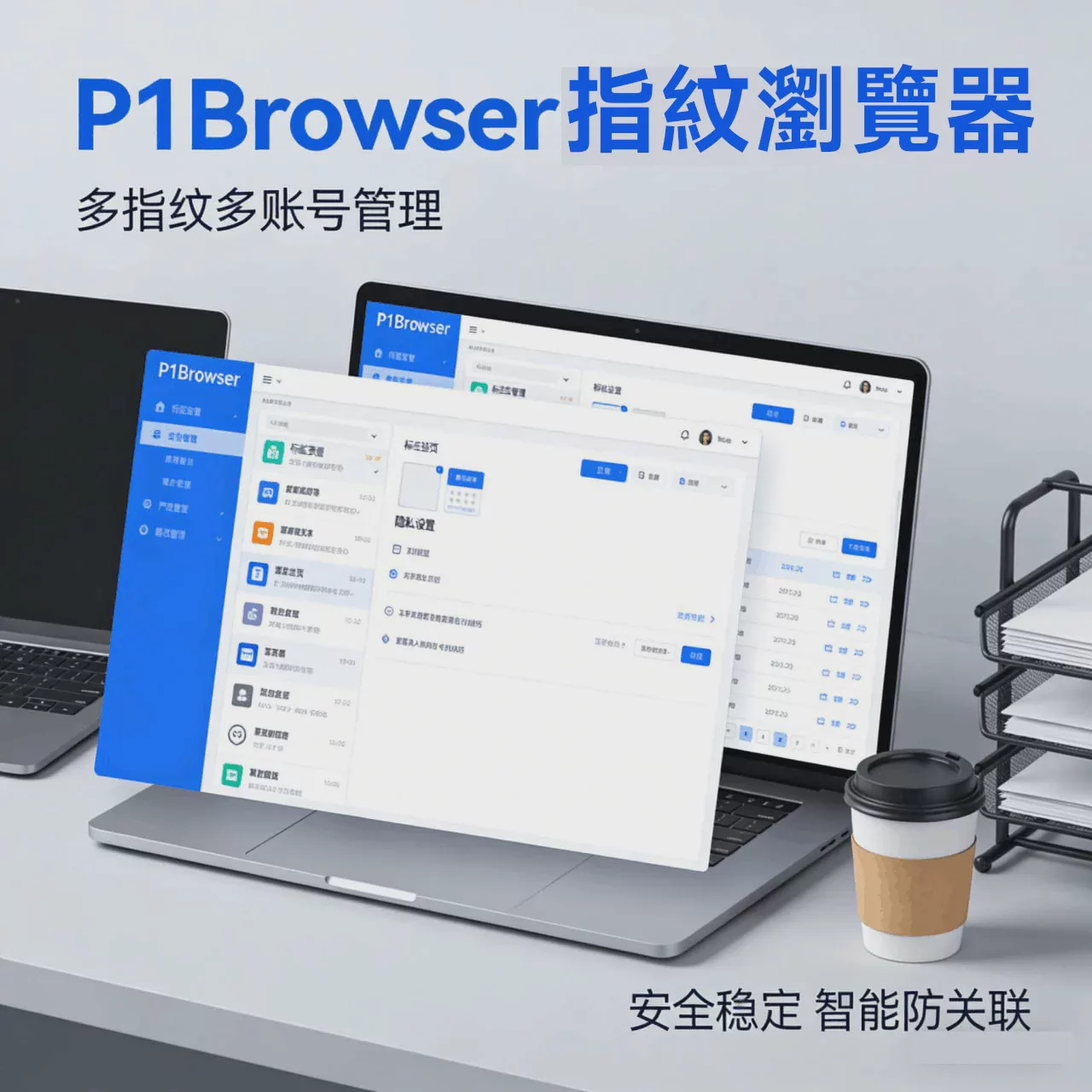 多账号防关联浏览器_P1Browser_支持_Facebook_YouTube_TikTok_Instagram 图1