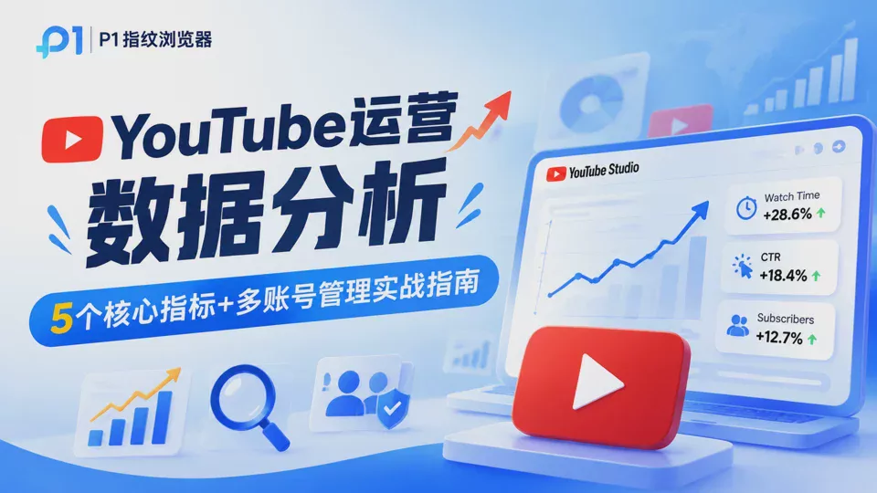 YouTube Operations Data Analysis: 5 Core Metrics + Practical Guide to Multi-Account Management