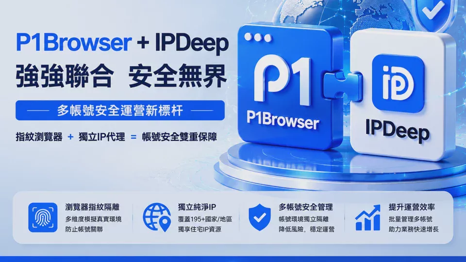 P1Browse+IPDeep Static Residential IP: A Practical Guide to Localized Overseas Social Media Operations