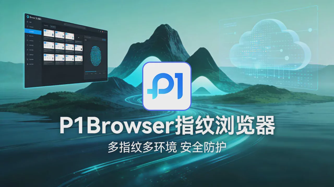 P1Browser_Major Upgrade: Fingerprint Simulation Accuracy Further Enhanced, Multi-Account Anti-Association Enters a New Phase Figure 1